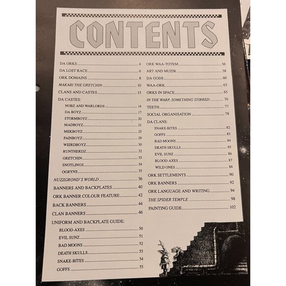 WAAARGH THE ORKS! Original 1990 Edition (not reprint) Games Workshop, 98 pages - Picture 6 of 16